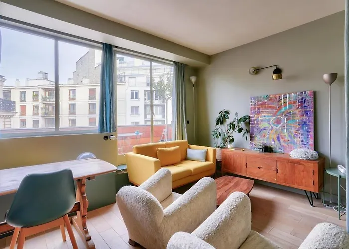 아파트 1br Flat With Balcony Near The Eiffel Tower